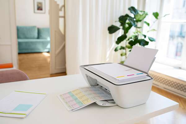 imprimante sur un bureau