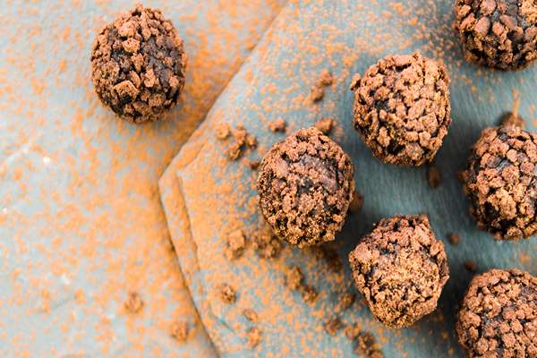 truffes en chocolat
