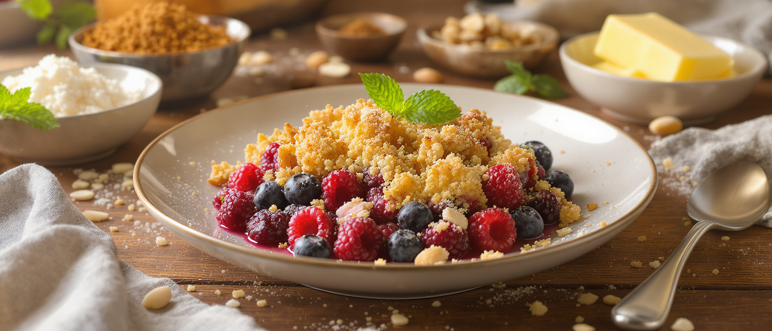 Recette de pâte à crumbles aux amandes : astuces et secrets pour un dessert réussi