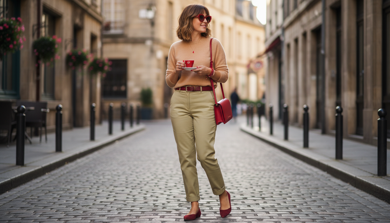 découvrez nos conseils pour choisir le haut parfait qui mettra en valeur votre pantalon kaki femme, alliant style et harmonie pour une tenue élégante et tendance.