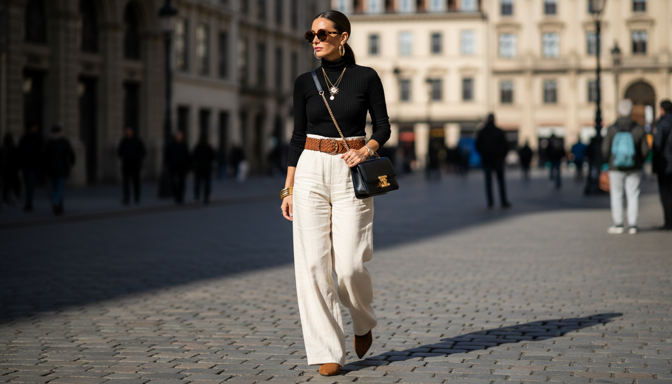 découvrez nos conseils pour choisir le haut parfait qui mettra en valeur votre pantalon large et sublimera votre silhouette avec style et élégance.