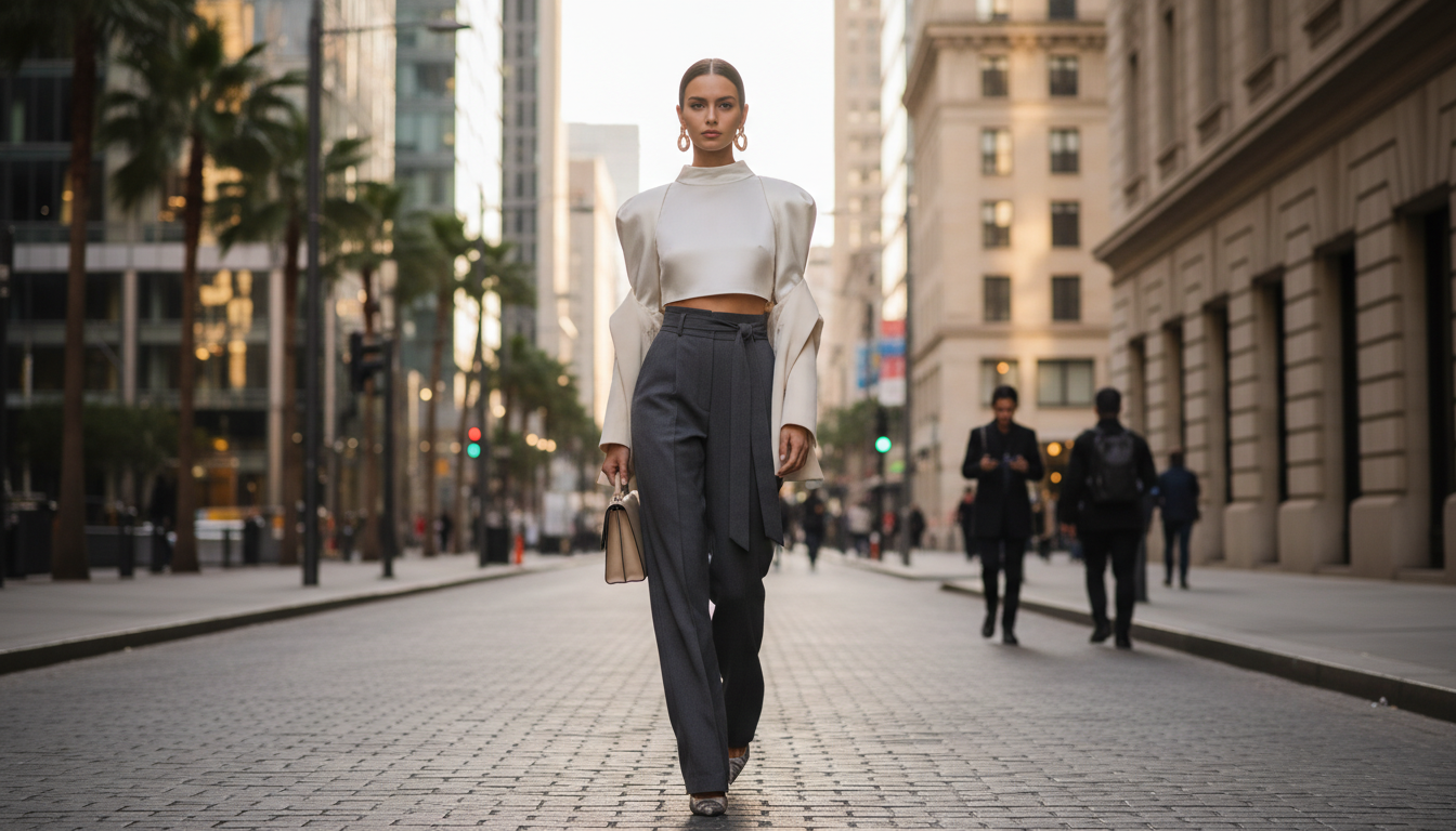 découvrez nos conseils pour choisir le haut parfait qui mettra en valeur votre pantalon large et sublimera votre silhouette avec style.