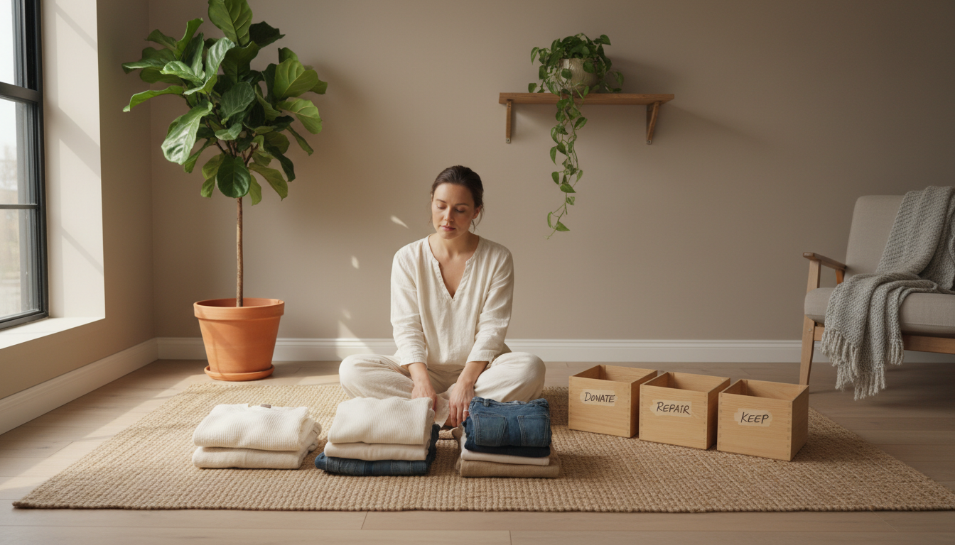 découvrez comment trier vos vêtements en pleine conscience grâce à notre guide essentiel, pour une garde-robe organisée et respectueuse de l'environnement.